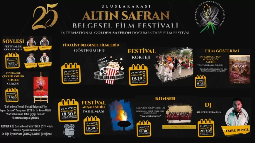 25. ULUSLARARASI ALTIN SAFRAN BELGESEL FİLM FESTİVALİ BAŞLIYOR