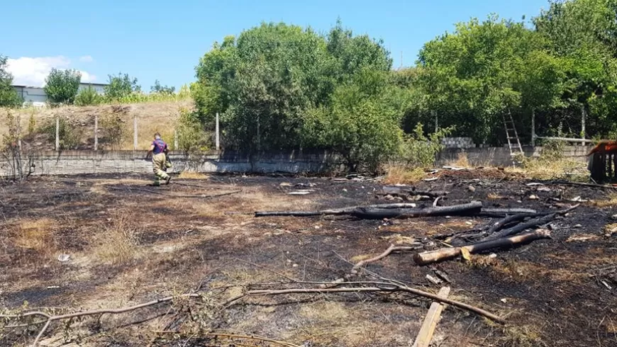 SAFRANBOLU'DA ANIZ YANGINI: MÜDAHALE EDEN GENÇ KIZ YARALANDI