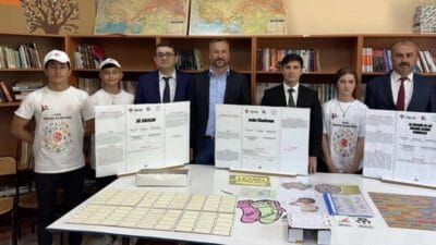 Eskipazar Belediye Başkanı Serkan Cıva, Üçevler Ortaokulu 4006 TÜBİTAK Bilim