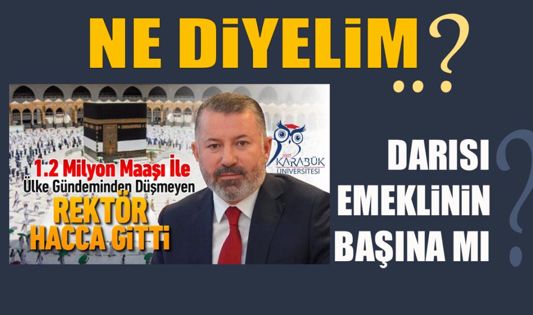 Karabük Üniversitesi Rektörü Fatih Kırışık'ın, 1.2 milyon TL maaş iddialarının