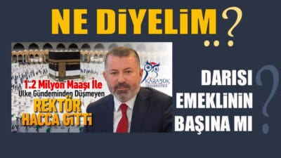 Karabük Üniversitesi Rektörü Fatih Kırışık'ın, 1.2 milyon TL maaş iddialarının