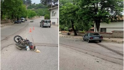 Eski Çarşı Gümüş Köprüsü üzerinde meydana gelen trafik kazasında, Kıranköy