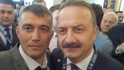 Anahtar Parti Eskipazar İlçe Başkanı Fatih Şerefli ve yönetimi, il