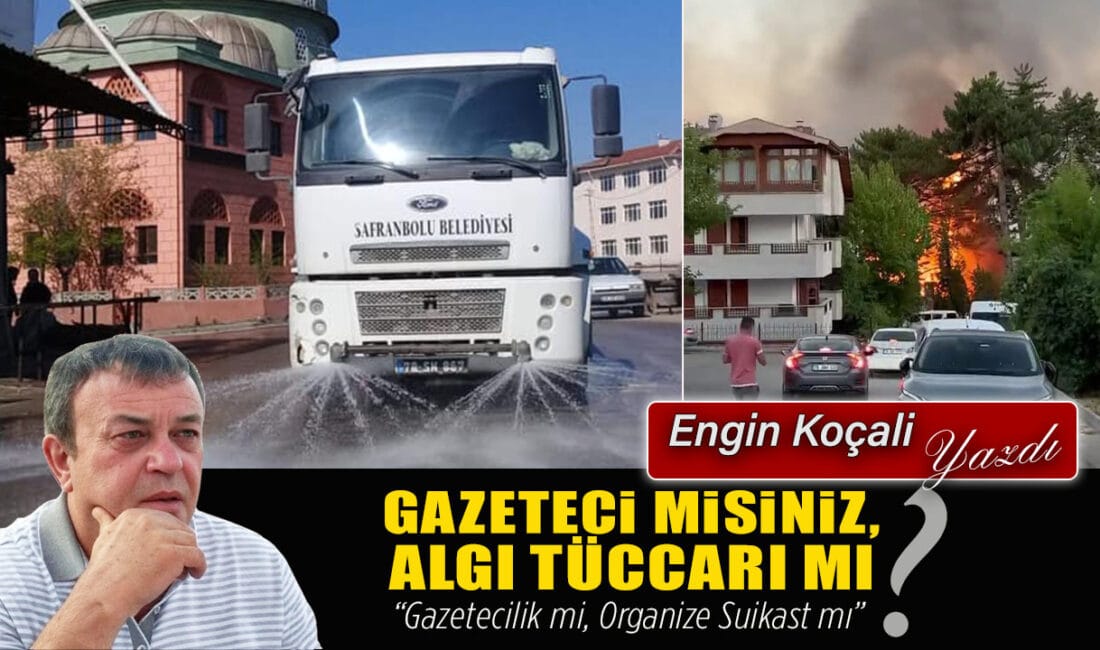 Gerçek gazetecilik; bilgi, vicdan ve sorumluluk ister. Algı oyunlarıyla değil,