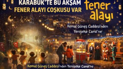 Karabük'te bu akşam 19.30'da başlayacak Fener Alayı ile Ramazan coşkusu