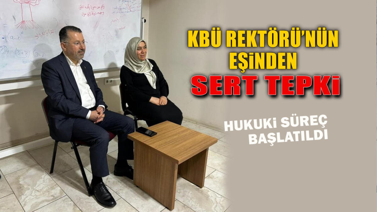 KBÜ Rektörü Fatih Kırışık’ın eşi Ebru Kırışık, darp iddialarına yanıt