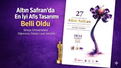 27. Uluslararası Altın Safran Belgesel Film Festivali'nin resmi afişi belli
