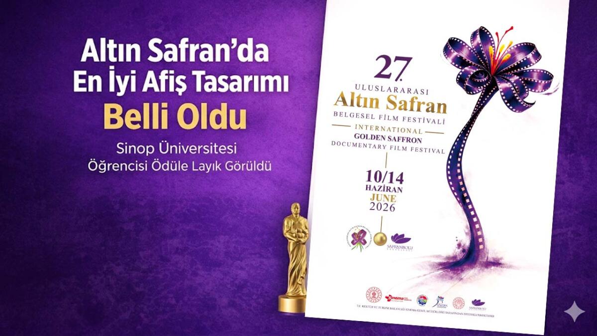 27. Uluslararası Altın Safran Belgesel Film Festivali'nin resmi afişi belli