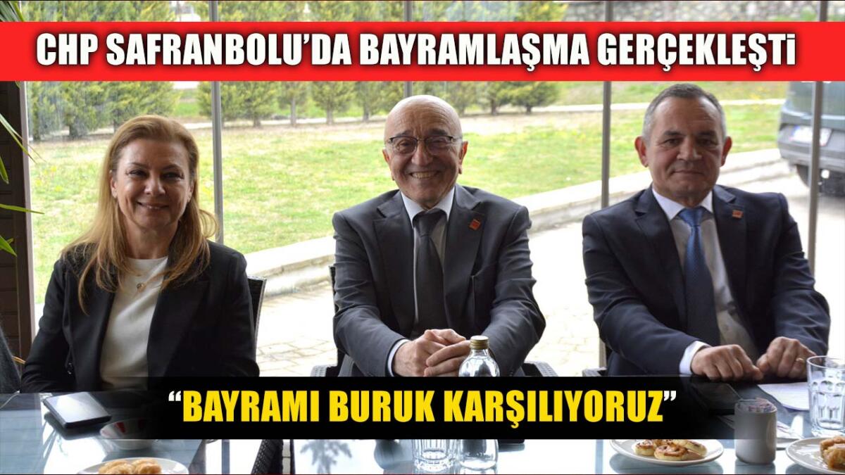 CHP Safranbolu İlçe Başkanlığı bayramlaşma programı düzenledi. İlçe Başkanı Cumhur
