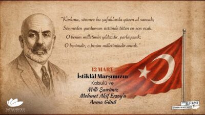 Safranbolu Belediye Başkanı Elif Köse, İstiklal Marşı’nın kabulünün 105. yıl