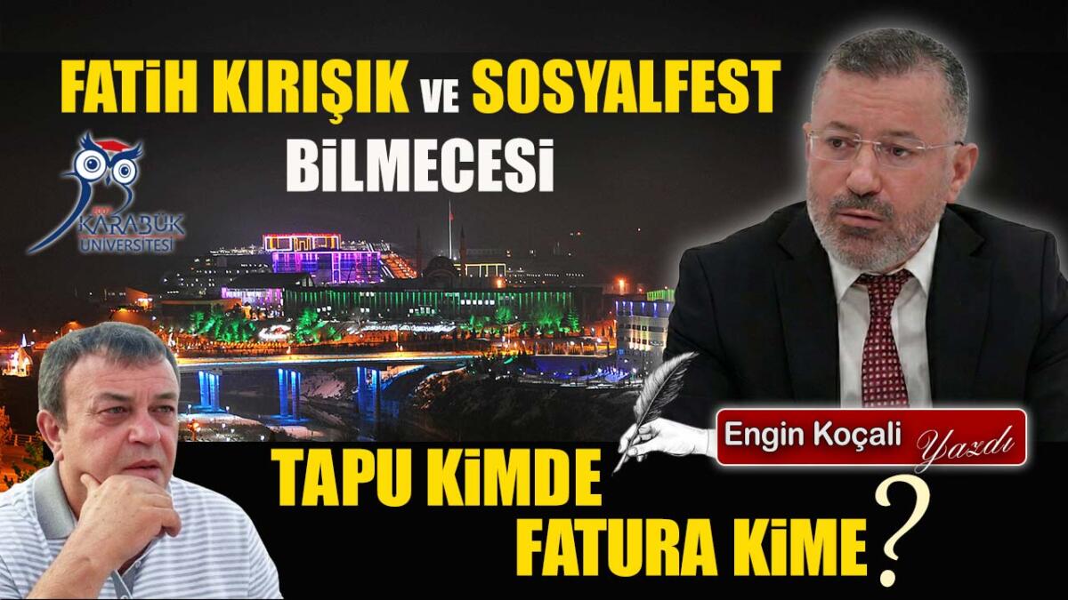 KBÜ’nde Sosyalfest markasının şahıs adına tescili tartışmasına şimdi de "kendi