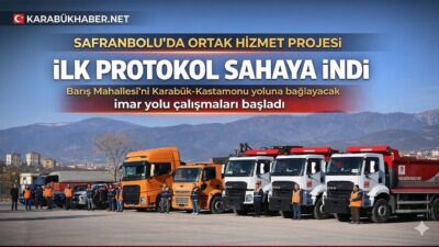 Safranbolu Belediyesi, Ortak Hizmet Projesi kapsamında Türkiye’de sahaya çıkan ilk