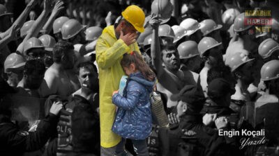 Babası için büyümek zorunda kalan bir çocuk, “babam açlık grevinde”