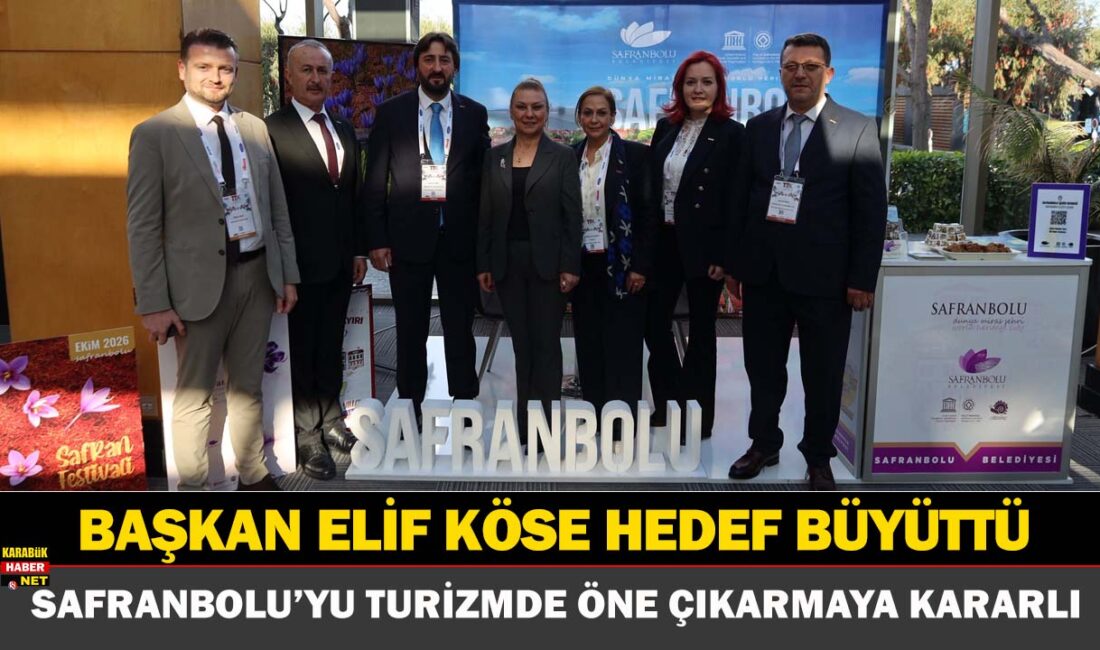Başkan Elif Köse, Antalya’daki TÜRSAB Turizm Kongresi’nde Safranbolu’yu tanıttı. Hedef