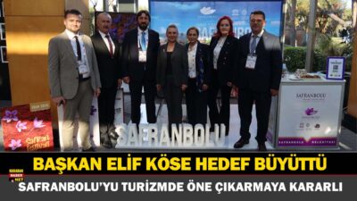 Başkan Elif Köse, Antalya’daki TÜRSAB Turizm Kongresi’nde Safranbolu’yu tanıttı. Hedef