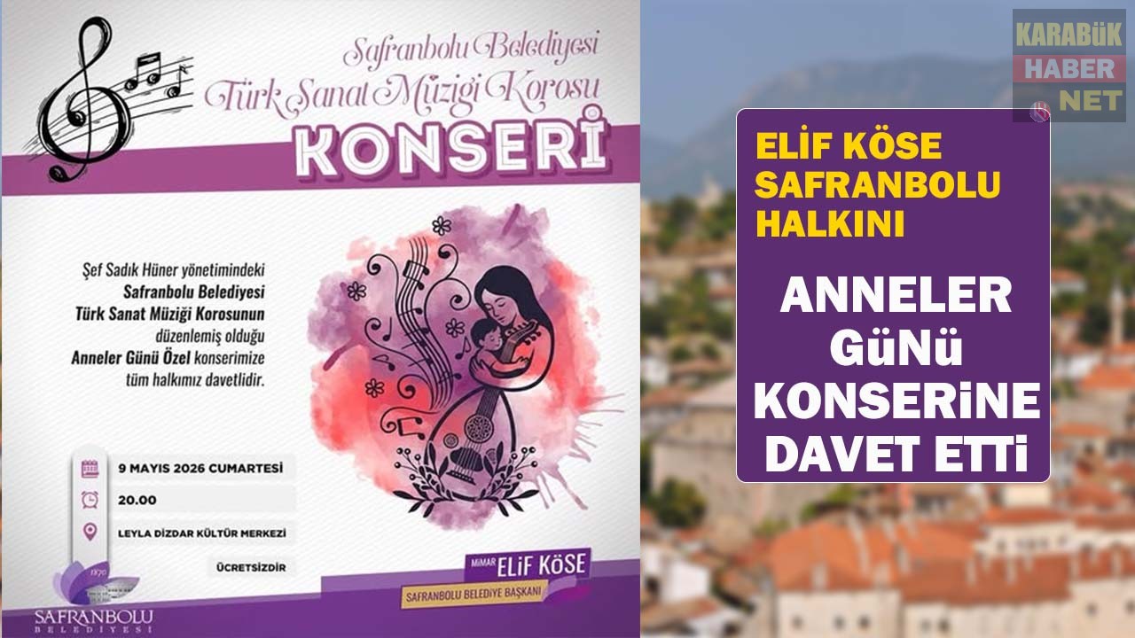 Safranbolu Belediye Başkanı Elif Köse, Şef Sadık Hüner yönetiminde düzenlenecek