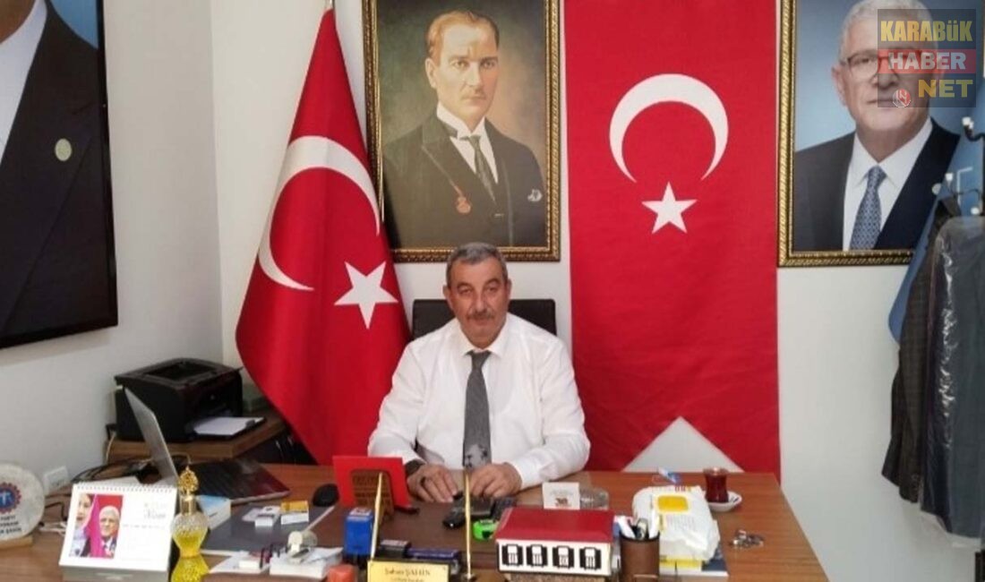 İYİ Parti İl Başkanı Şaban Şahin, Kardemir vagon tahliye işçilerine
