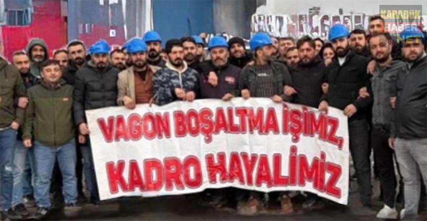 İYİ PARTİ İL BAŞKANI ŞABAN ŞAHİN VAGON İŞÇİLERİNE KADRO İSTEDİ