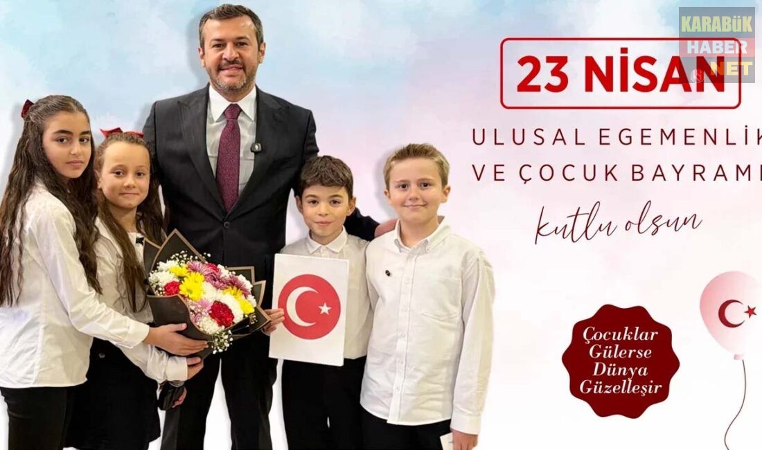 Karabük Belediye Başkanı Özkan Çetinkaya, 23 Nisan mesajında milli egemenlik
