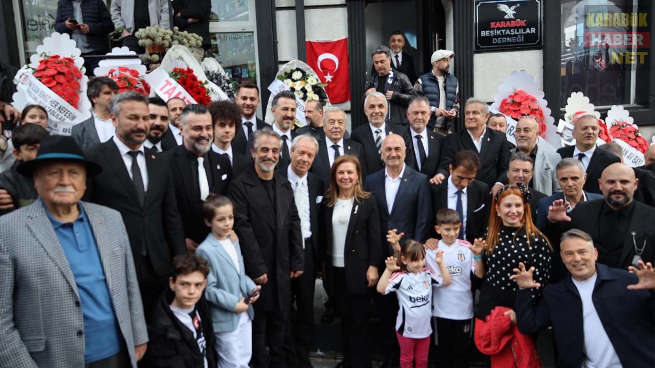 Karabük Beşiktaş Derneği düzenlenen törenle açıldı. Açılışa yönetim, şehrin ileri