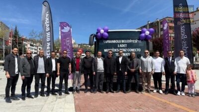 Safranbolu Belediyesi tasarruflarla aldığı 2026 model halk otobüsü aracını tanıttı.