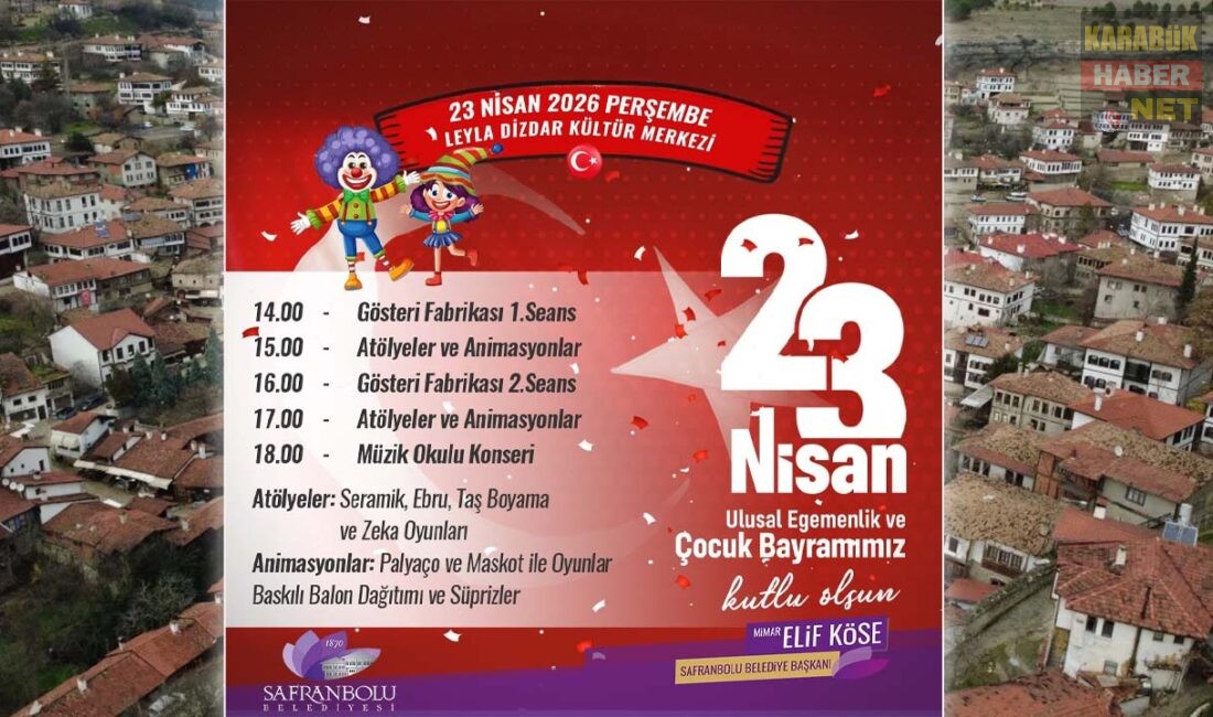 Safranbolu Belediyesi, 23 Nisan 2026 Perşembe günü Leyla Dizdar Kültür