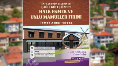 Safranbolu’da Halk Ekmek Fırını için temel atma töreni yarın yapılacak.