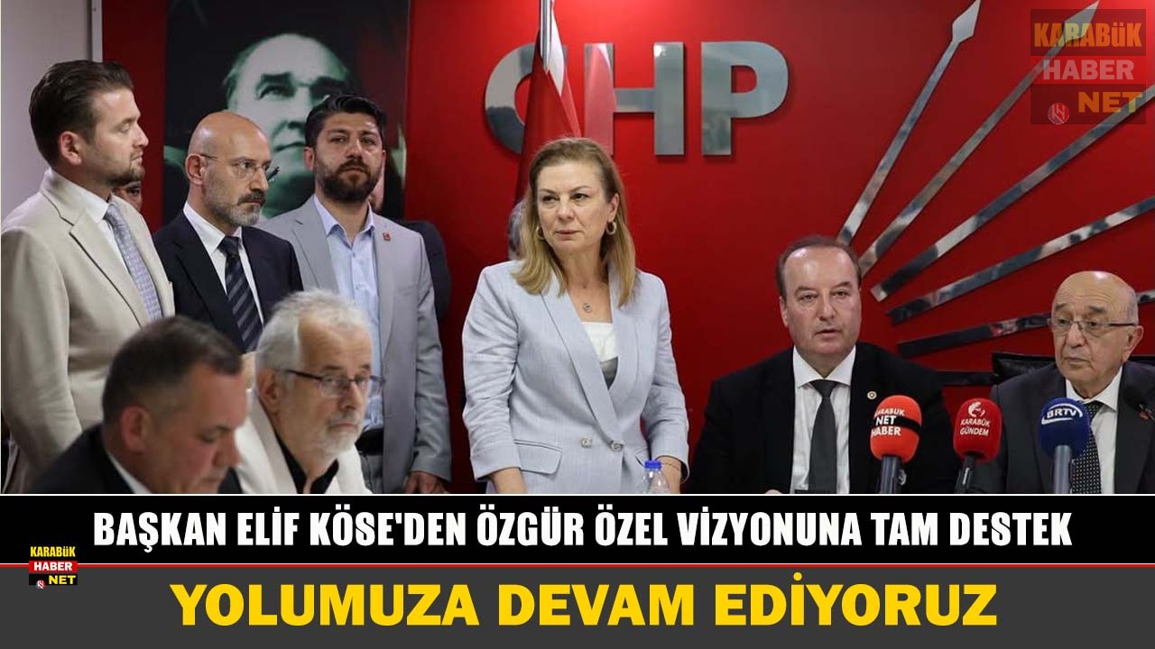 CHP Safranbolu bayramlaşmasında konuşan Elif Köse, Genel Başkan Özgür Özel'in