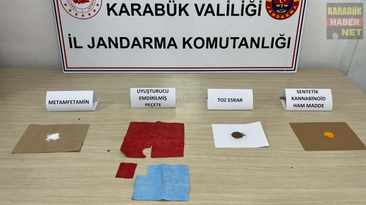 Karabük ve Eskipazar’da düzenlenen operasyonlarda uyuşturucu maddeler, kaçak tütün ve