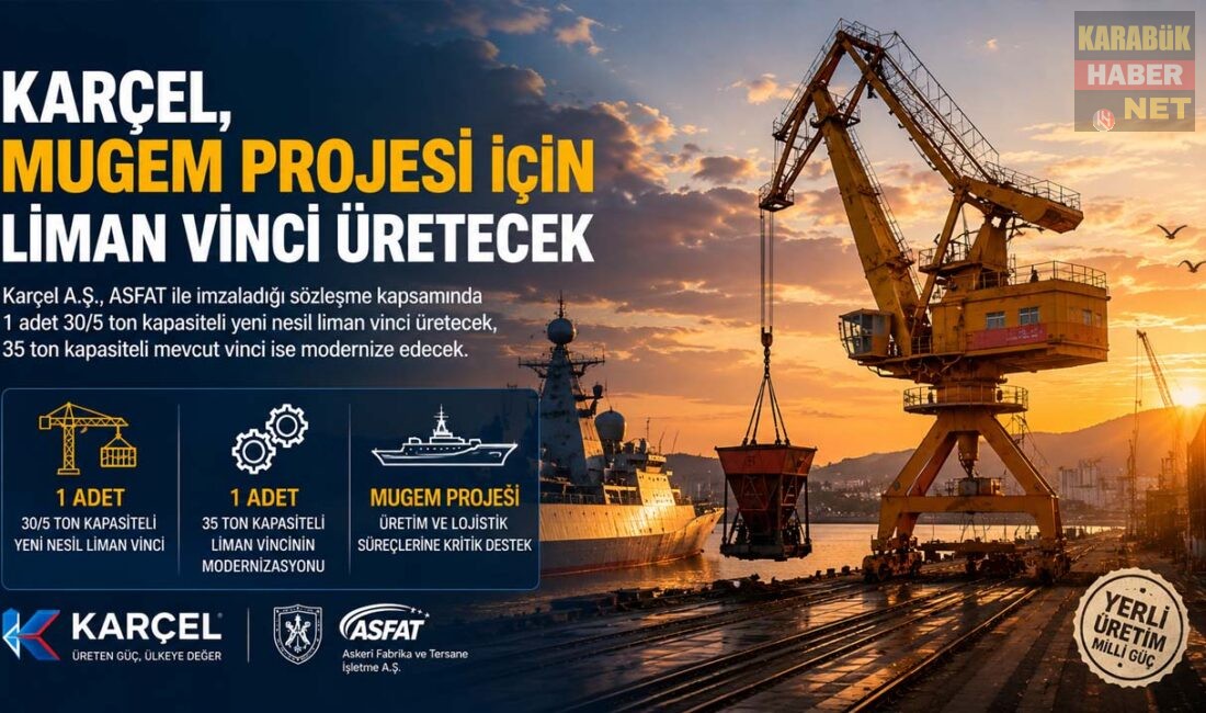MUGEM PROJESİNDE KARABÜK İMZASI: KARÇEL ÜRETECEK KARDEMİR'in bağlı ortaklığı KARÇEL, Türkiye'nin en büyük savaş gemisi olması