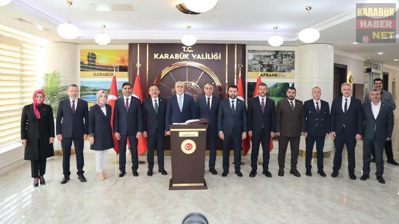 Çalışma ve Sosyal Güvenlik Bakanı Prof. Dr. Vedat Işıkhan, Karabük