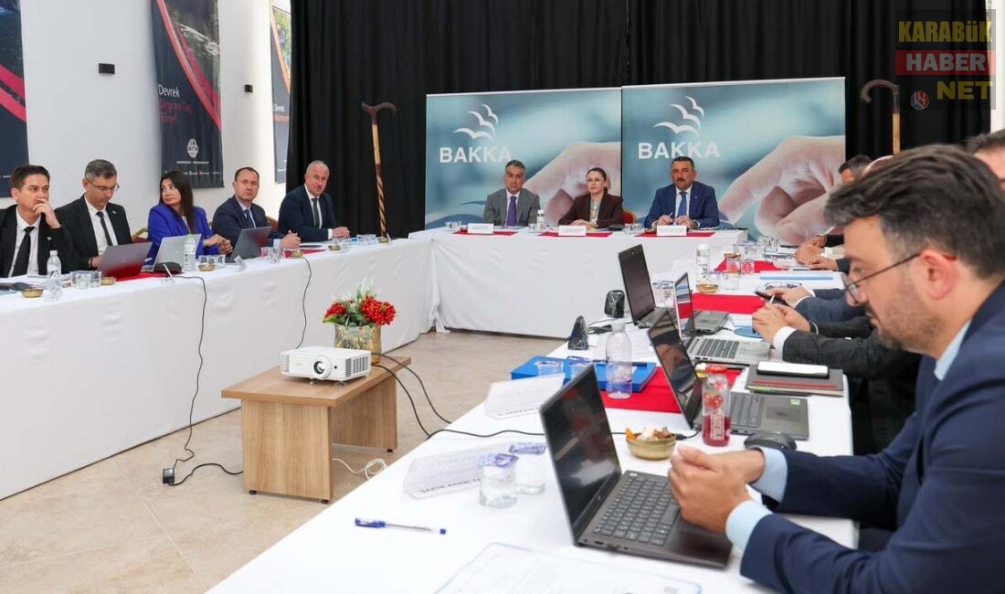 BAKKA'nın Temmuz ayı toplantısı Karabük Valisi Oktay Çağatay ve bölge