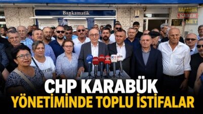 CHP KARABÜK İL VE MERKEZ İLÇE YÖNETİMİ İSTİFA ETTİ: YENİ PARTİ’YE GEÇİŞ! CHP Karabük İl Başkanı Vedat Yaşar ve Merkez İlçe Başkanı