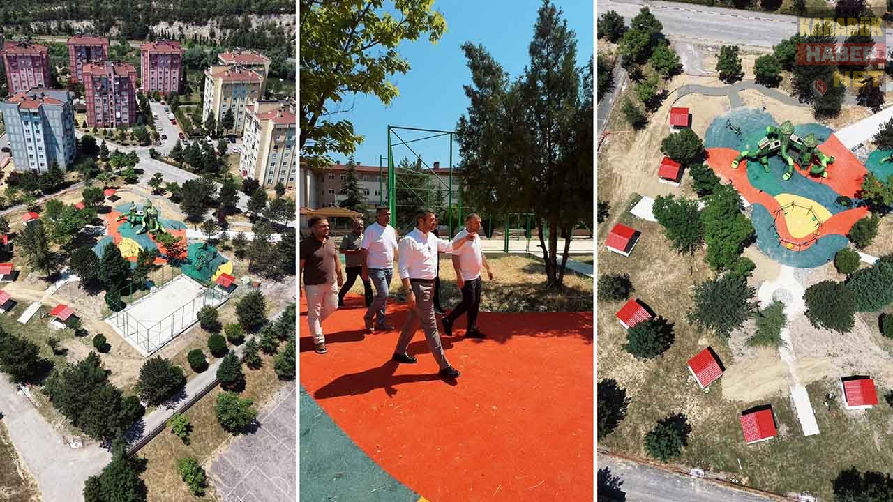 Karabük Belediye Başkanı Özkan Çetinkaya, Fatih Mahallesi TOKİ Tema Parkı