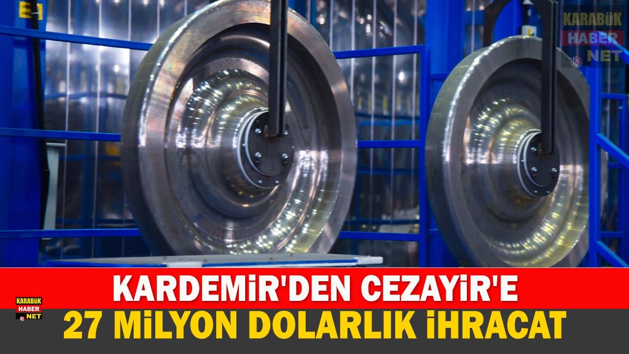 KARDEMİR, Cezayir Ulusal Demiryolu Taşımacılığı Şirketi SNTF'nin ihalesini kazanarak son
