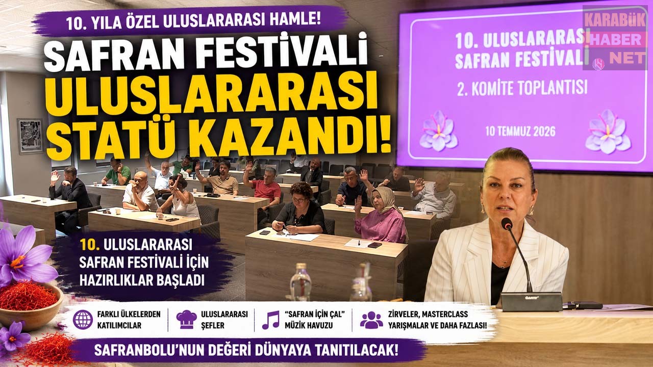 Safranbolu Belediye Meclisi, Avrupa Birliği coğrafi işaretli safranın hasat festivalini