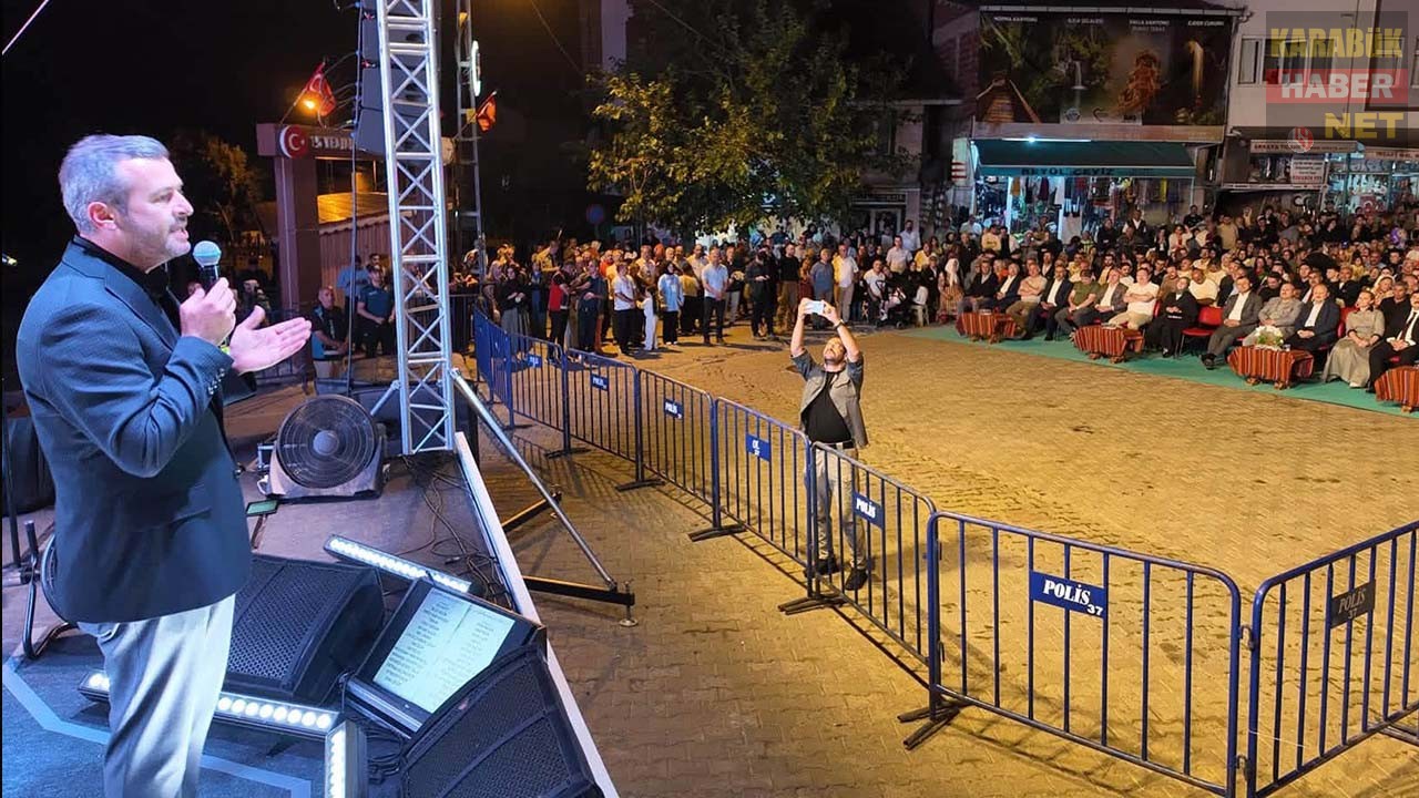 Karabük Belediye Başkanı Özkan Çetinkaya, Kastamonu'nun Pınarbaşı ilçesinde düzenlenen 23.