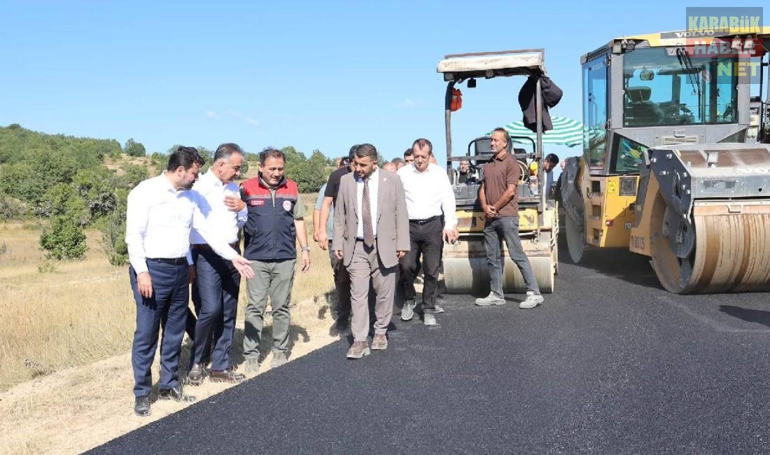 Karabük Valisi Oktay Çağatay ve protokol üyeleri Eflani ilçesine bağlı