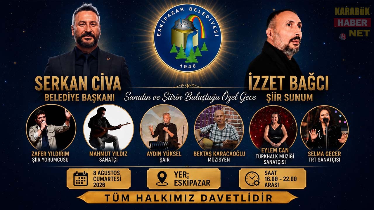 Eskipazar Belediye Başkanı Serkan Civa, Cumartesi günü Millet Bahçesi'nde düzenlenecek