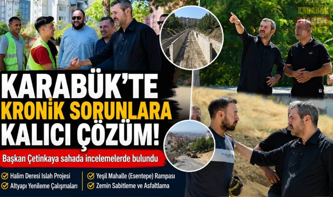 Karabük Belediyesi, yıllardır çözüm bekleyen altyapı ve ulaşım sorunlarına yönelik