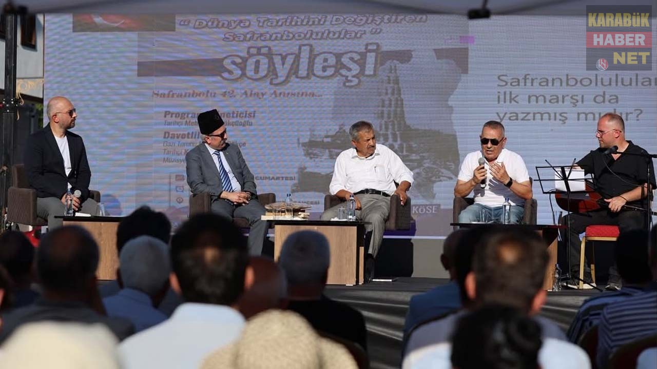 Safranbolu Belediyesi ev sahipliğinde düzenlenen söyleşide 42. Alay’ın ve Safranbolulu